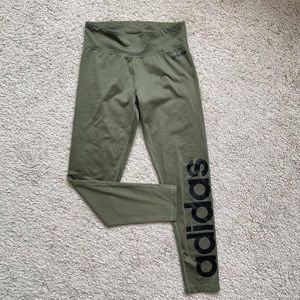 Adidas Olive Leggings